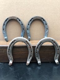 4 Horseshoes - 2 Labels Hot Forged