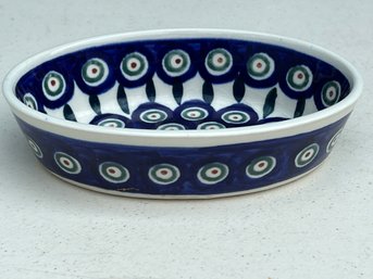 Small Polish Pottery Soap Dish