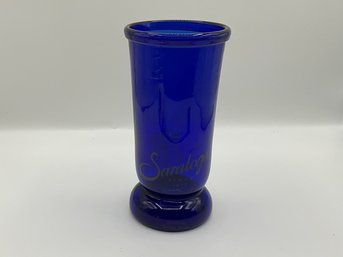 Cobalt Blue Saratoga Bottle Vase - How Cool!