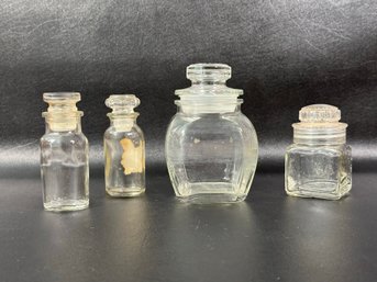 A Small Collection Of Vintage Apothecary Jars