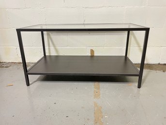 Metal And Glass Coffee Table