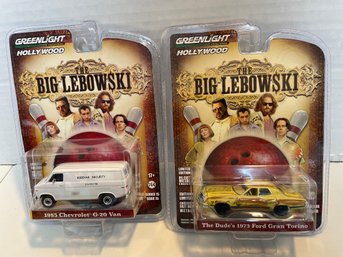 Greenlight Hollywood  Pair Of THE BIG LEBOWSKI Die Cast Cars. (#167)