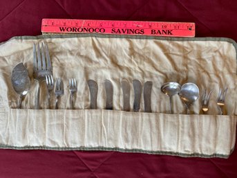 Sterling 925 Silver Assorted Styles Makers And Patterns Serving Butter Knives Forks 393 Grams