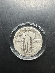 1929 Silver Standing Liberty Quarter