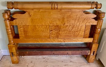 Pair Of 19th C. Birdseye Maple Headboards (2)