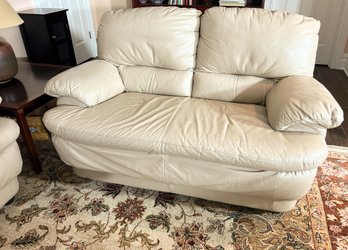 High Quality Leather Loveseat From Italy