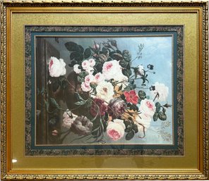 An Exquisitely Matted And Framed Still Life Print