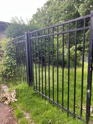 Approx 60' Of Aluminum Estate Fencing Including 3 Gates