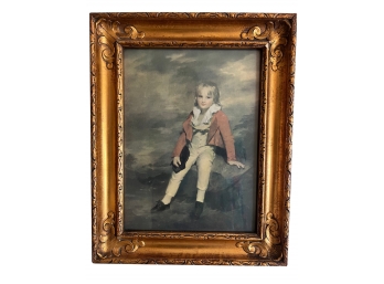 Framed Vintage Borghese Boy Print