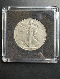 1937 Walking Liberty Silver Half Dollar