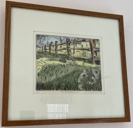 Pencil Signed And Numbered Colored Print G. Middlebrook