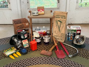 A Terrific Assortment Of Vintage & Contemporary Camping Gear