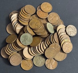 100 Wheat Pennies