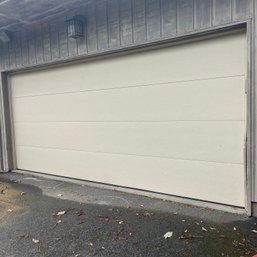 A Metal Clad Garage Door With 3 Year Old Liftmaster MyQ Opener