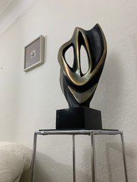 'The Flame' Brass Sculpture By Rose Altman