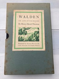 Walden Or Life In The Woods By Henry David Thoreau Illustrations By Alden Watson