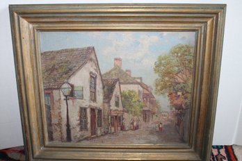 Antique Original Oil Painting In Frame - Do Not See A Signature Though From A Very Good Estate