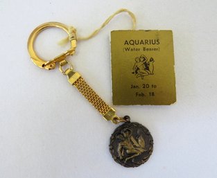 A Vintage Aquarius Key Chain