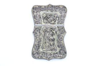 Antique Chinese Silver Wire Filigree Card Case