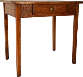 An Early 20th Century Mission Oak Child's Desk, Possibly Stickley