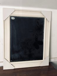 White Framed Wall Mirror