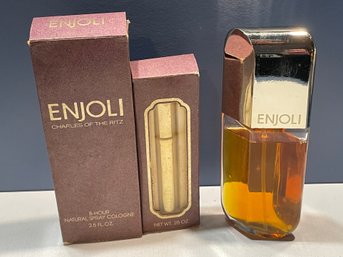 Vintage 'Enjolii' Natural Spray Cologne By Charles Of The Ritz