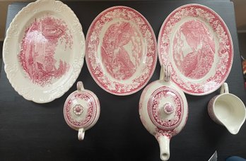 Lot Of Currier & Ives Royal China