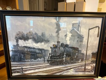 David Tutwiler Train Painting