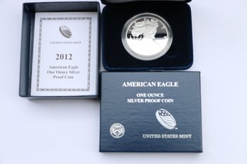 2012 .999 Silver Eagle Proof Coin