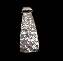 Vintage Sterling Silver Hammered Pendant