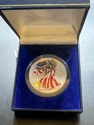 1999 American Eagle Colorized Silver Dollar