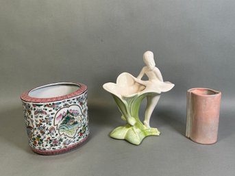 Pretty Vintage Vases Including Haeger & More