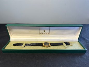 Gucci Womens Wristwatch With Case (untested)