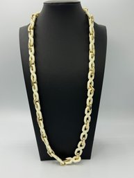1973 Christian Dior Germany Interlocking Chain Style Necklace