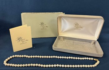 Blue Lagoon Cultured Pearl Necklace By Mikimoto