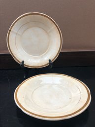 2 Very Old Plate S- Add More Detail - 8 1/2'