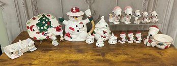 Huge Peanuts/snoopy Lenox Lot Including Ornaments, Bowls And More!