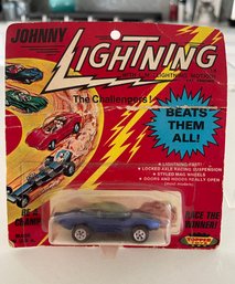 Vtg Blister Packed Johnny Lightning Topper TURBINE SPECIAL X-2000 Purple (**CARD IS BENT- CAR IS 100% SEALED)