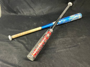 Pair Of Aluminum Youth Baseball Bats