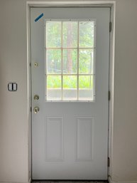 A Metal Clad - 9 Lite Exterior Door - Basement