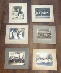 Lot Of Large Antique Cabinet Hard Back Photographs