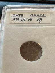 Lincoln Reverse Wheat   1909  D/D SS XF