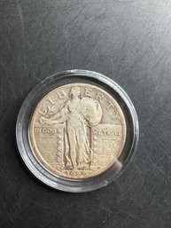 1929-D Standing Liberty Silver Quarter