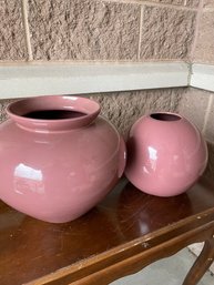 Pair Of Mid-century Decorative Vases