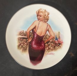 Marilyn Monroe Collector Plate 'For Our Boys In Korea, 1954. LP/B3