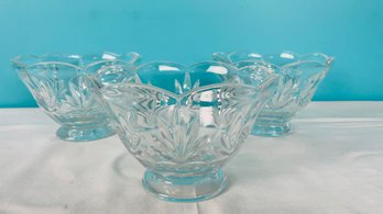 Royal Crystal Bowls Set Of 3