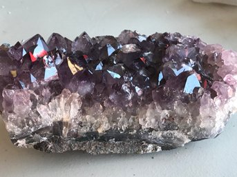 Amethyst Cluster, 4 LB, 7 Inch By 4 Inch