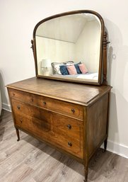 Vintage Dresser With Mirror