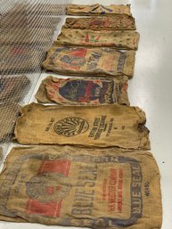 Vintage Lot Of Feed Sacks