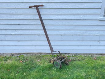 Coldwell Trimmer Antique Push Mower, Works